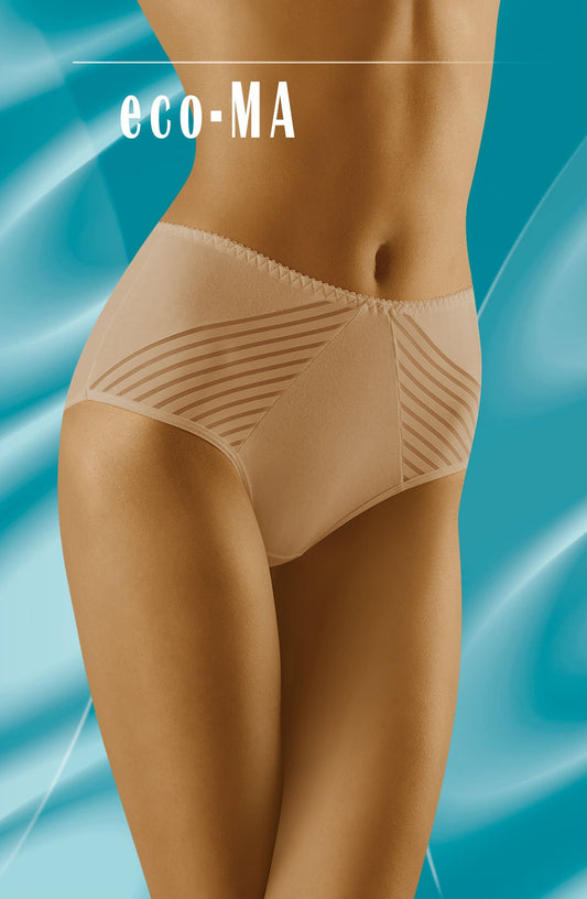 Eco-Ma Beige Plus Sizes Briefs and Thongs