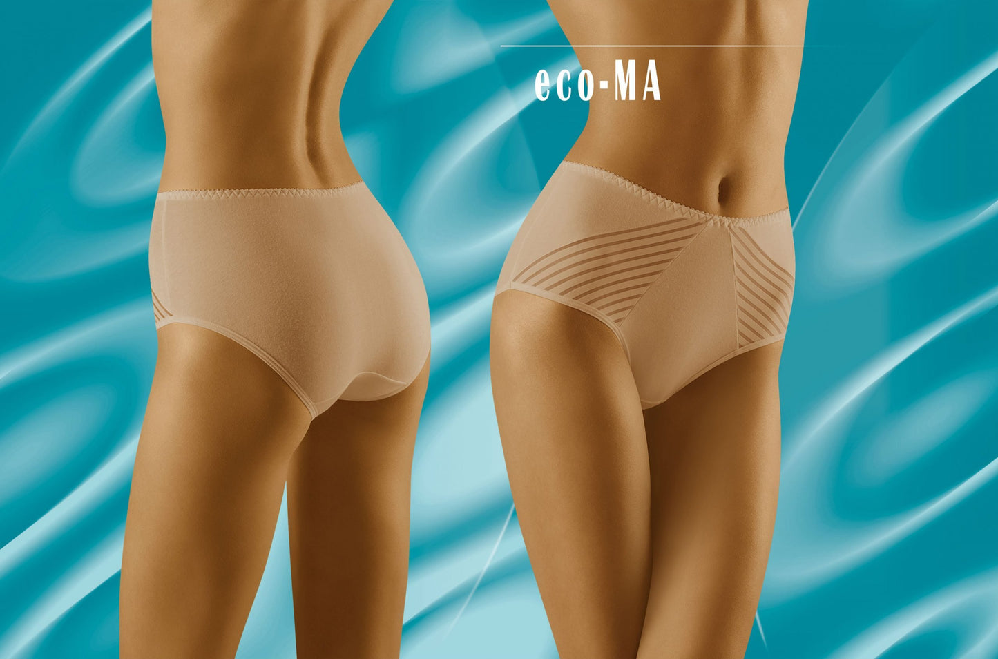 Eco-Ma Beige Plus Sizes Briefs and Thongs
