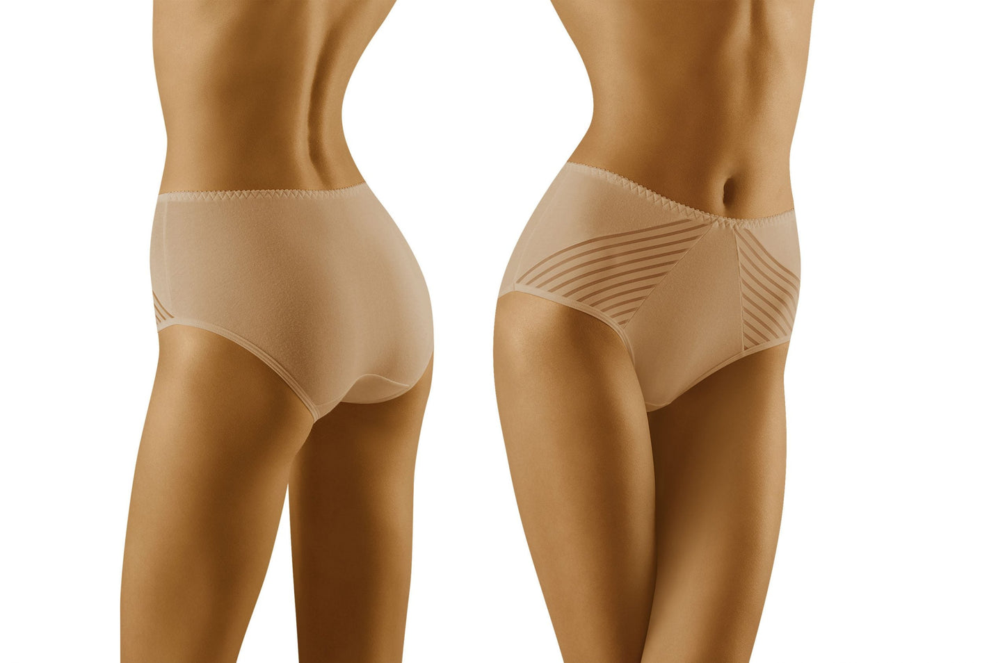 Eco-Ma Beige Plus Sizes Briefs and Thongs