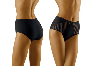 Eco-Ma Black Plus Sizes Briefs and Thongs