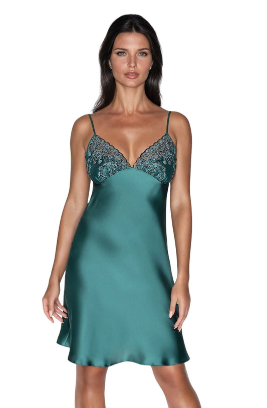 Emerald II Nightdress Dark Green Bedroom Wear Nightwear