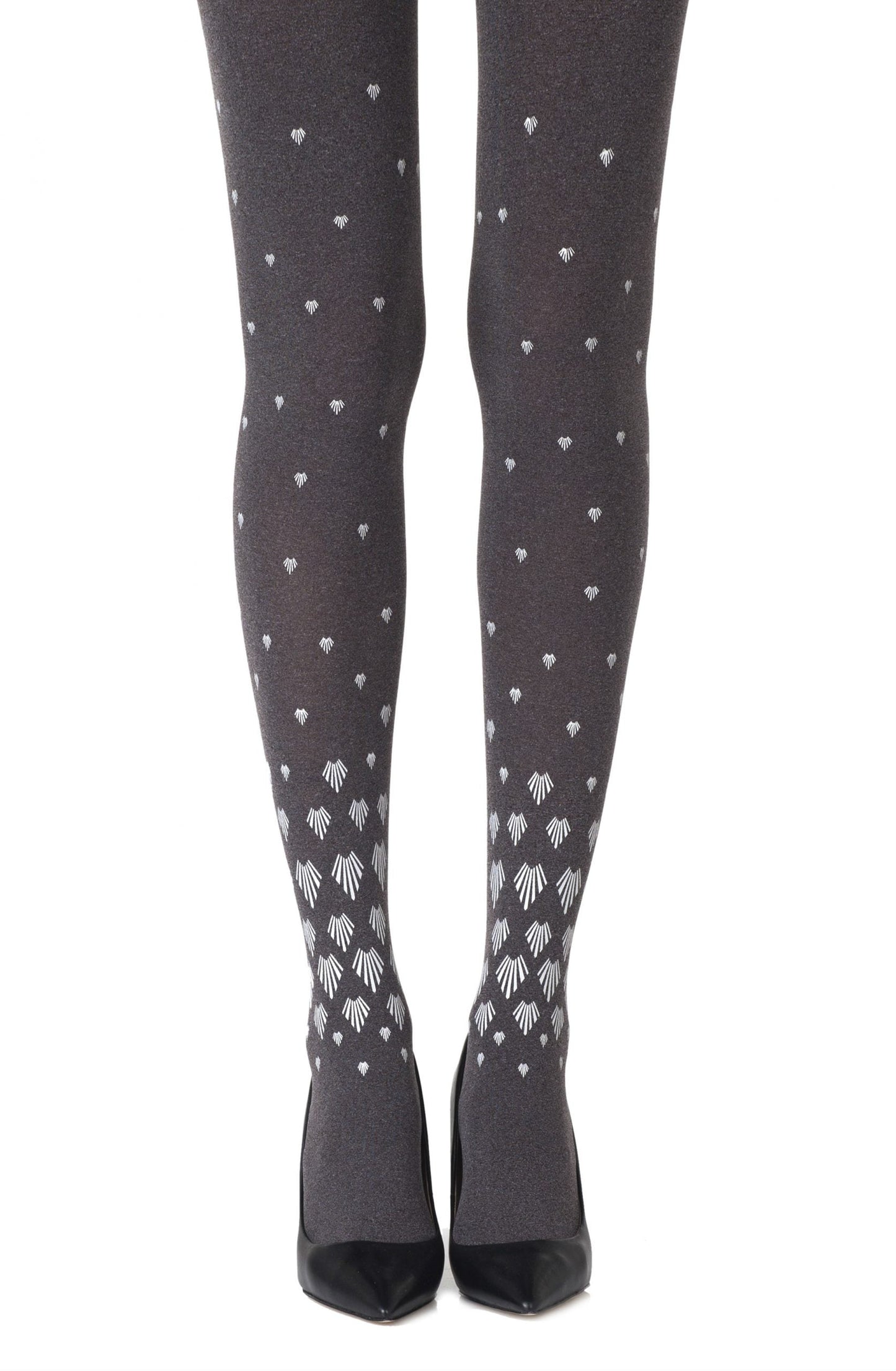 Shell Out Heather Grey Tights Hosiery Tights
