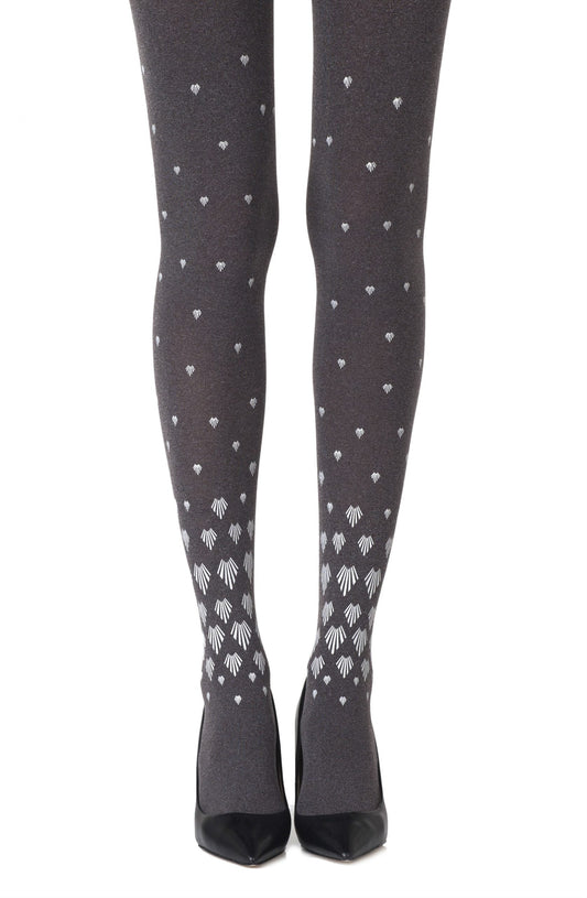 Shell Out Heather Grey Tights Hosiery Tights