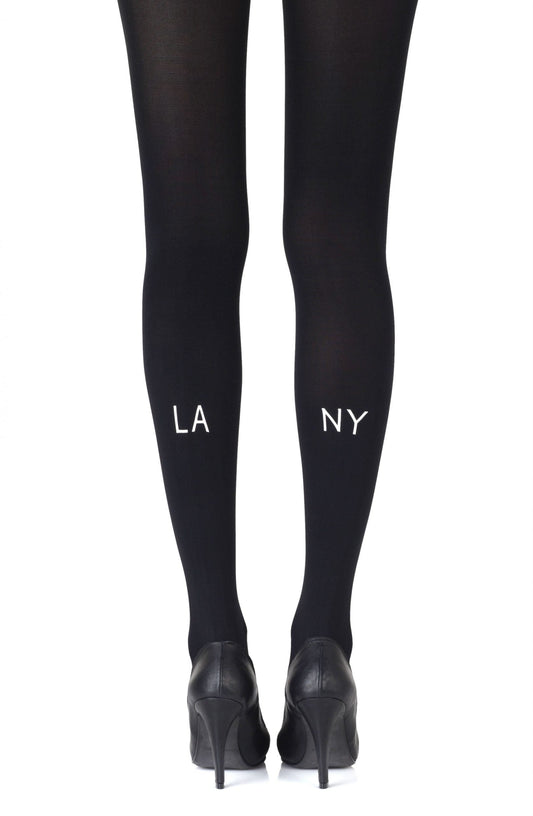 East West Black Tights Hosiery Tights
