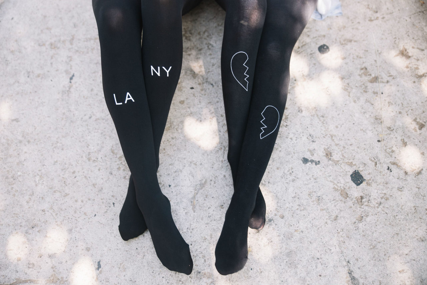East West Black Tights Hosiery Tights
