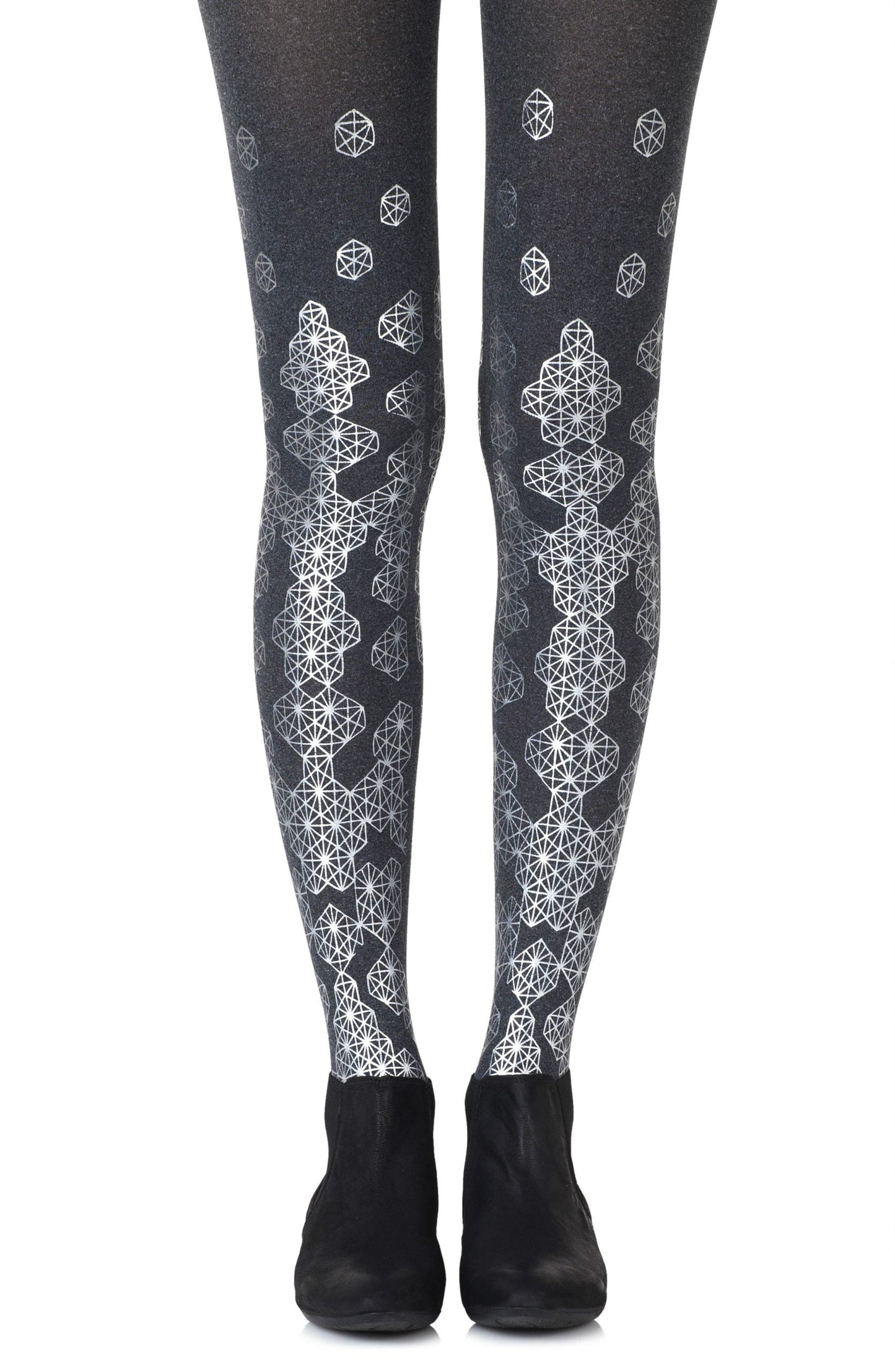 Queen Bee Silver Tights Hosiery Tights