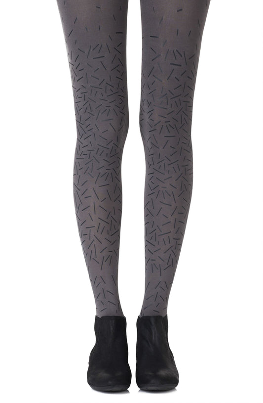 Party Starter Grey Tights Hosiery Tights
