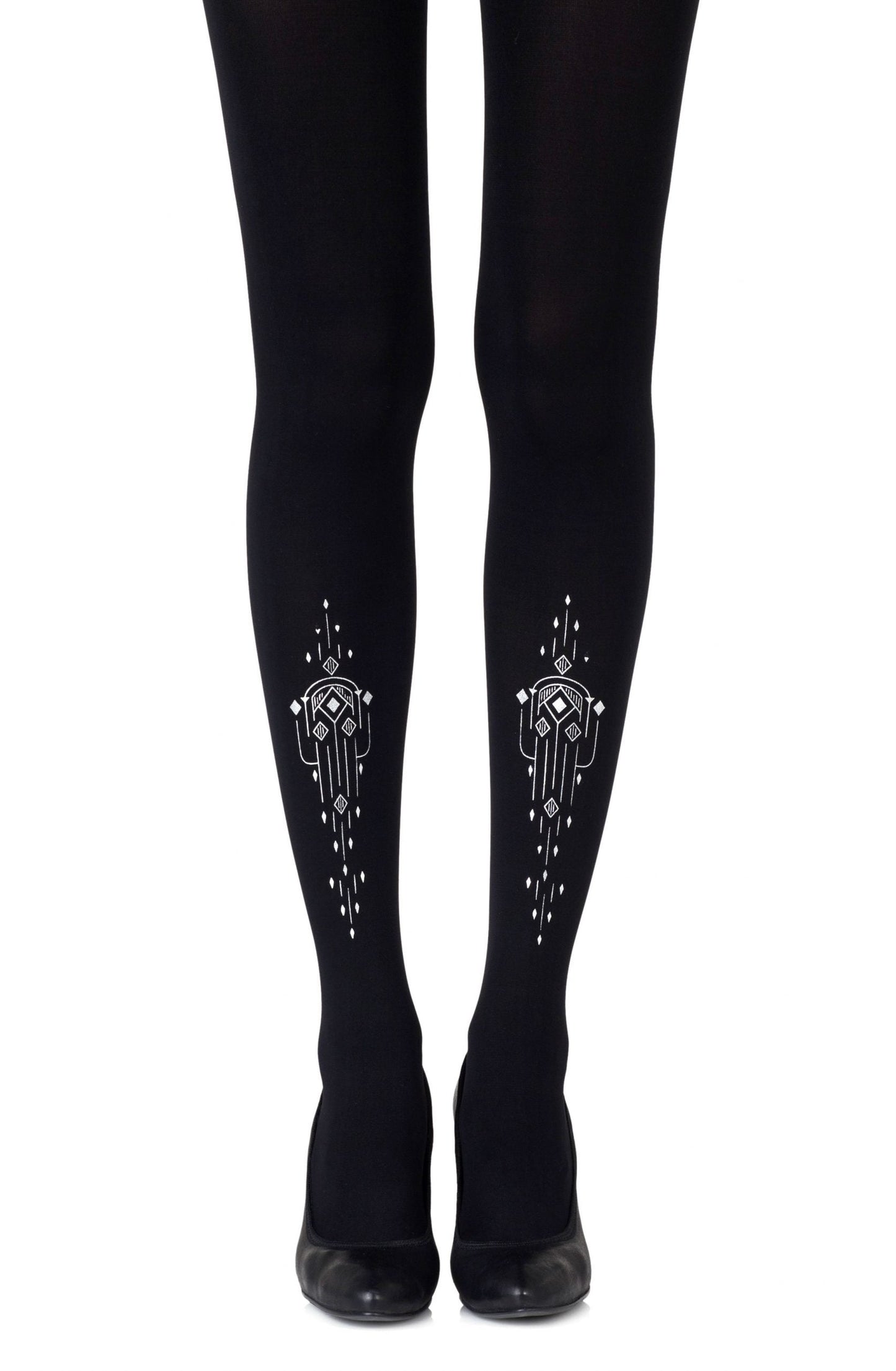 Great Gatsby Black Tights Hosiery Tights