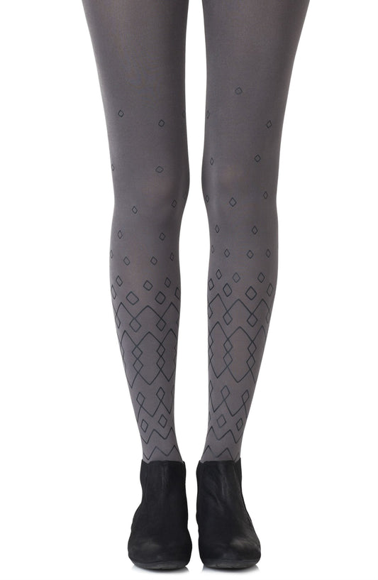 Diamonds Are Forever Grey Tights Hosiery Tights