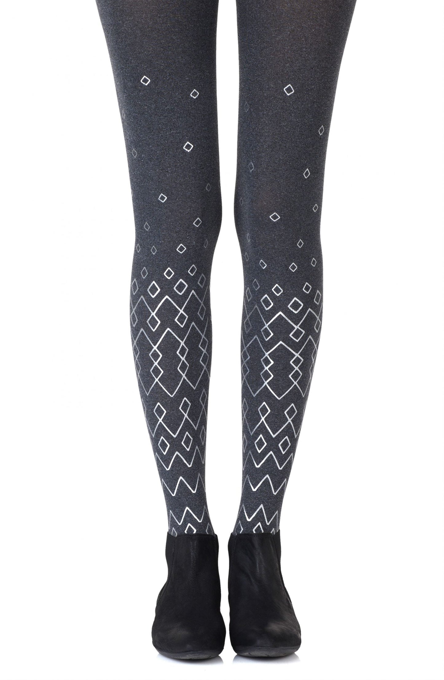 Diamonds Are Forever Heather Grey Tights Hosiery Tights