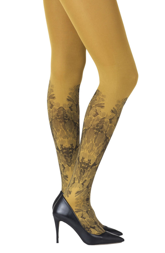 Totally Tulip Mustard Tights Hosiery Tights