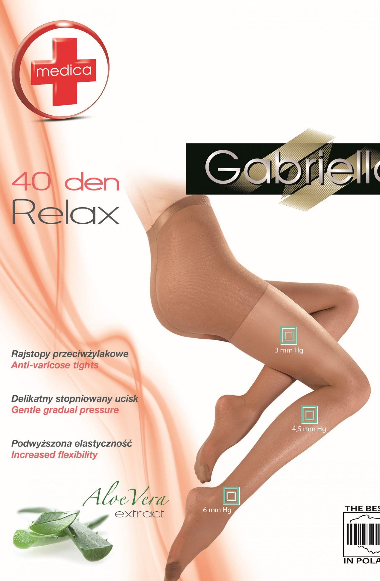 Classic Medica Relax Tights Gazela Beige Shapewear Shapewear