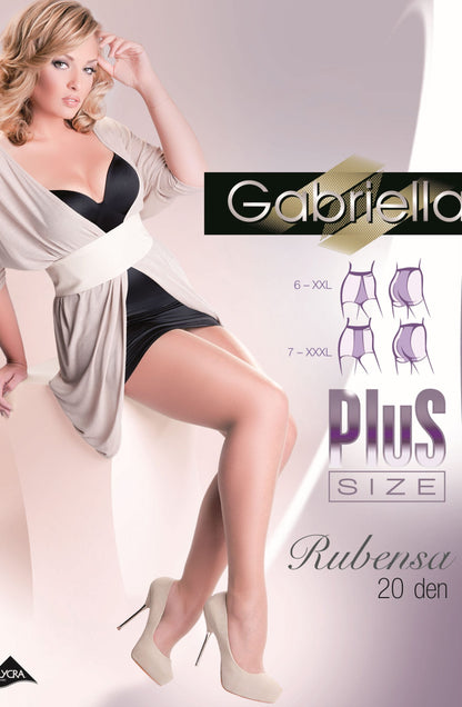 Plus Rubensa Tights Beige Hosiery Hosiery