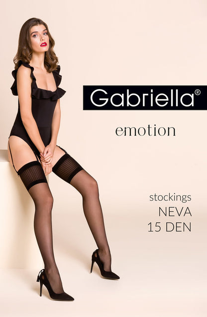 Calze Neva Black Bedroom Wear Stockings