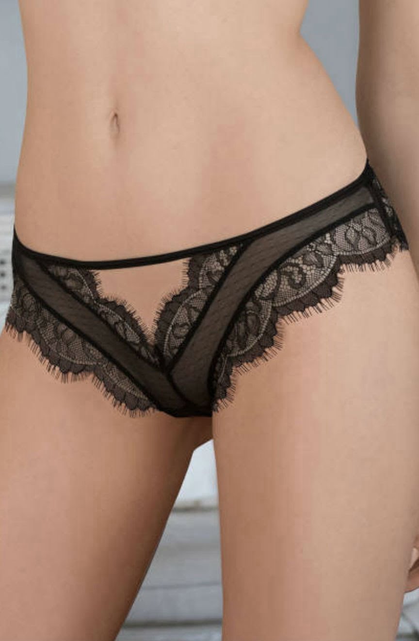 Idrisa Black Thong Bedroom Wear Briefs and Thongs
