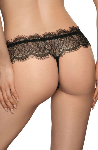 Idrisa Black Thong Bedroom Wear Briefs and Thongs