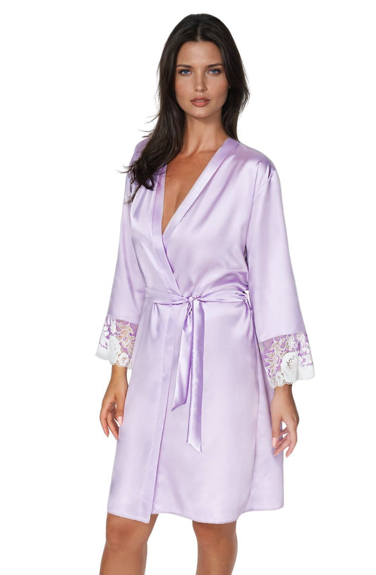 Andromeda Dressing Gown Lavender Bedroom Wear Nightwear