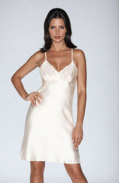 Remi Nightdress Cream Bedroom Wear Honeymoon