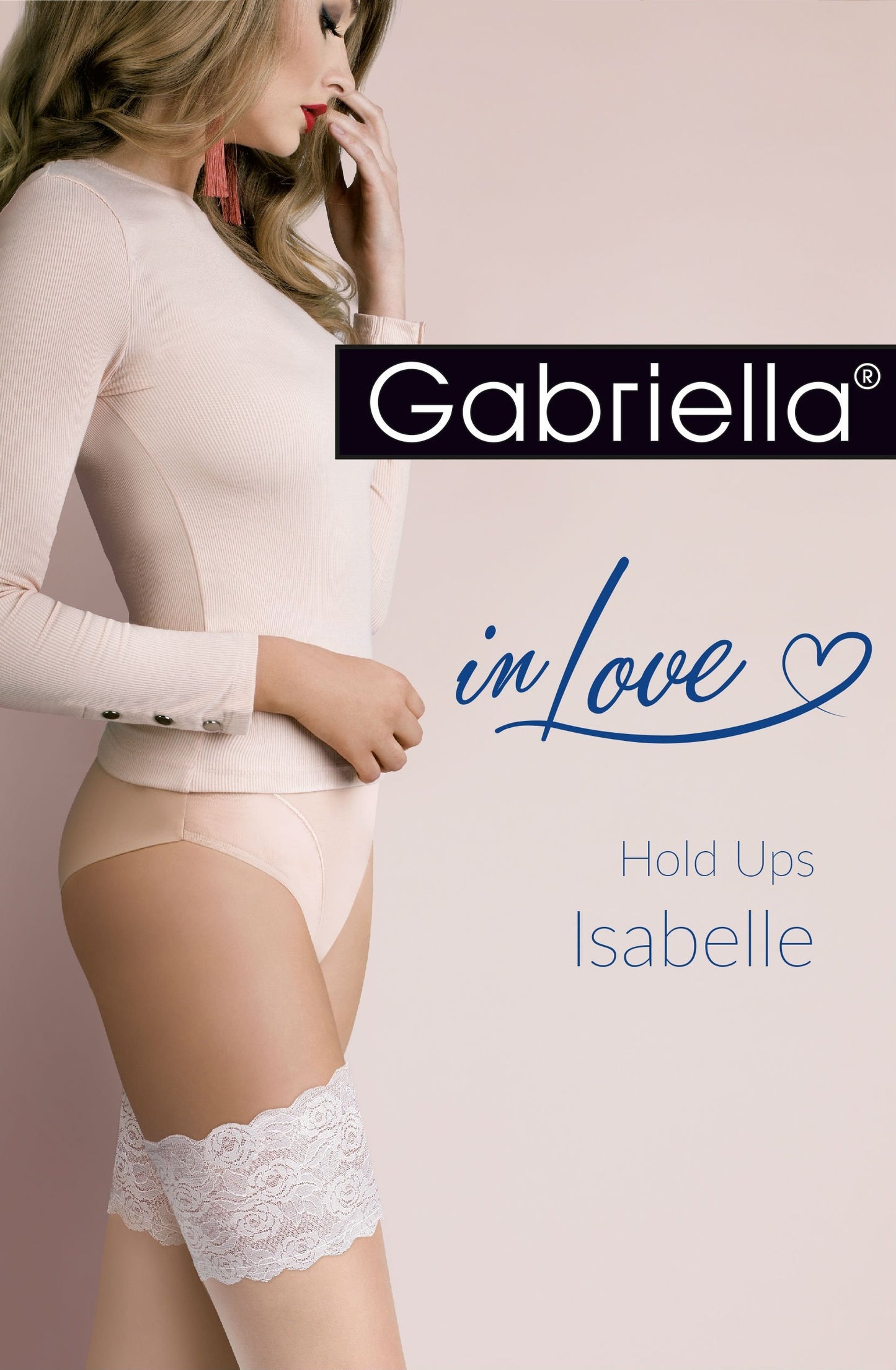 Isabelle Hold Ups Natural/Champagne Plus Sizes Hosiery