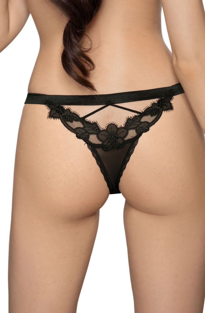 Malani Black Thong Everyday Briefs and Thongs