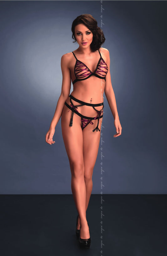 Rosa Black Plus Sizes Lingerie Sets