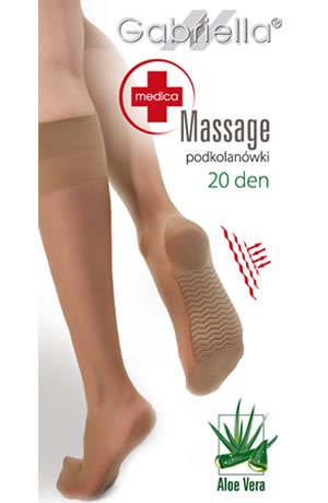 Medica Massage Knee Highs Beige Hosiery Hosiery