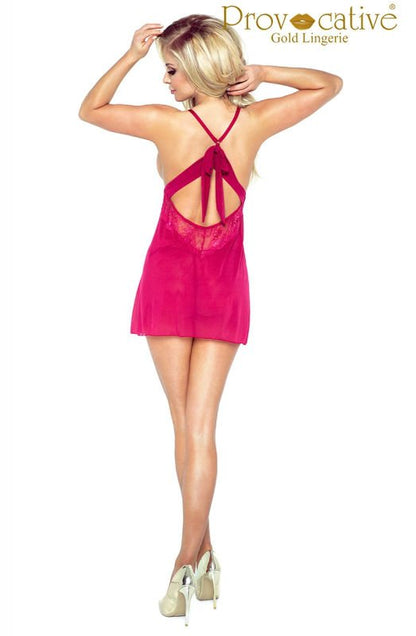 Candymoon Babydoll Wine Bedroom Wear Babydolls