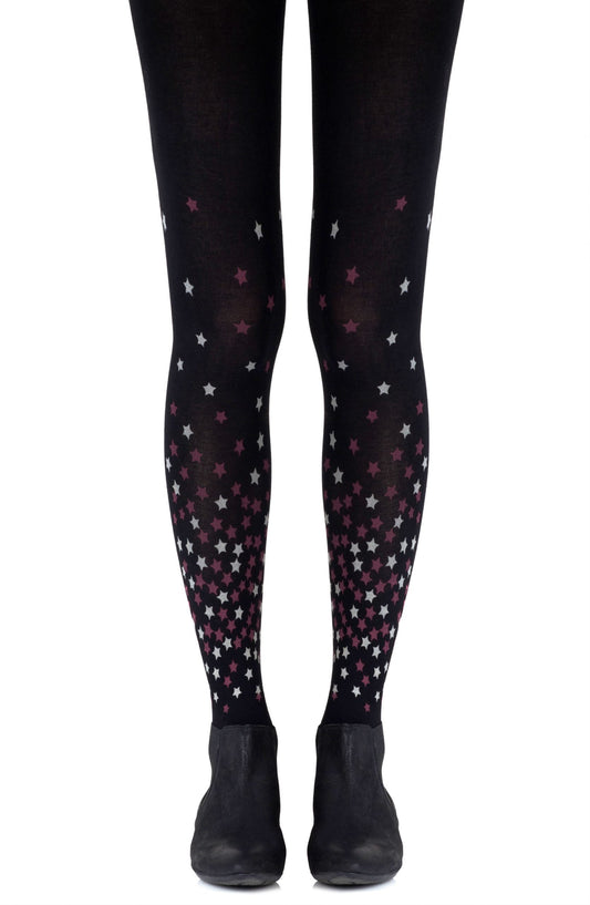 Rise And Shine Burgundy Tights Hosiery Tights