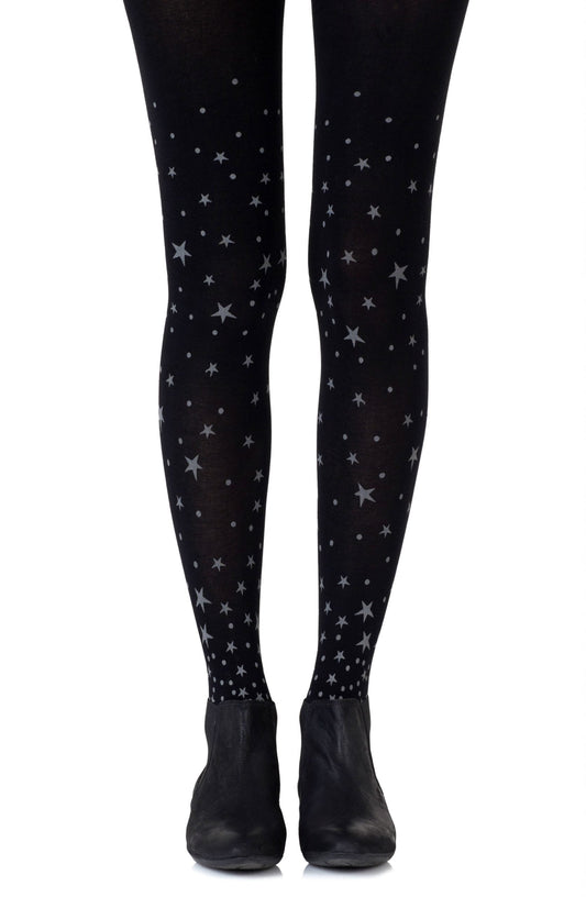 Hollywood Boulevard Black Tights Hosiery Tights