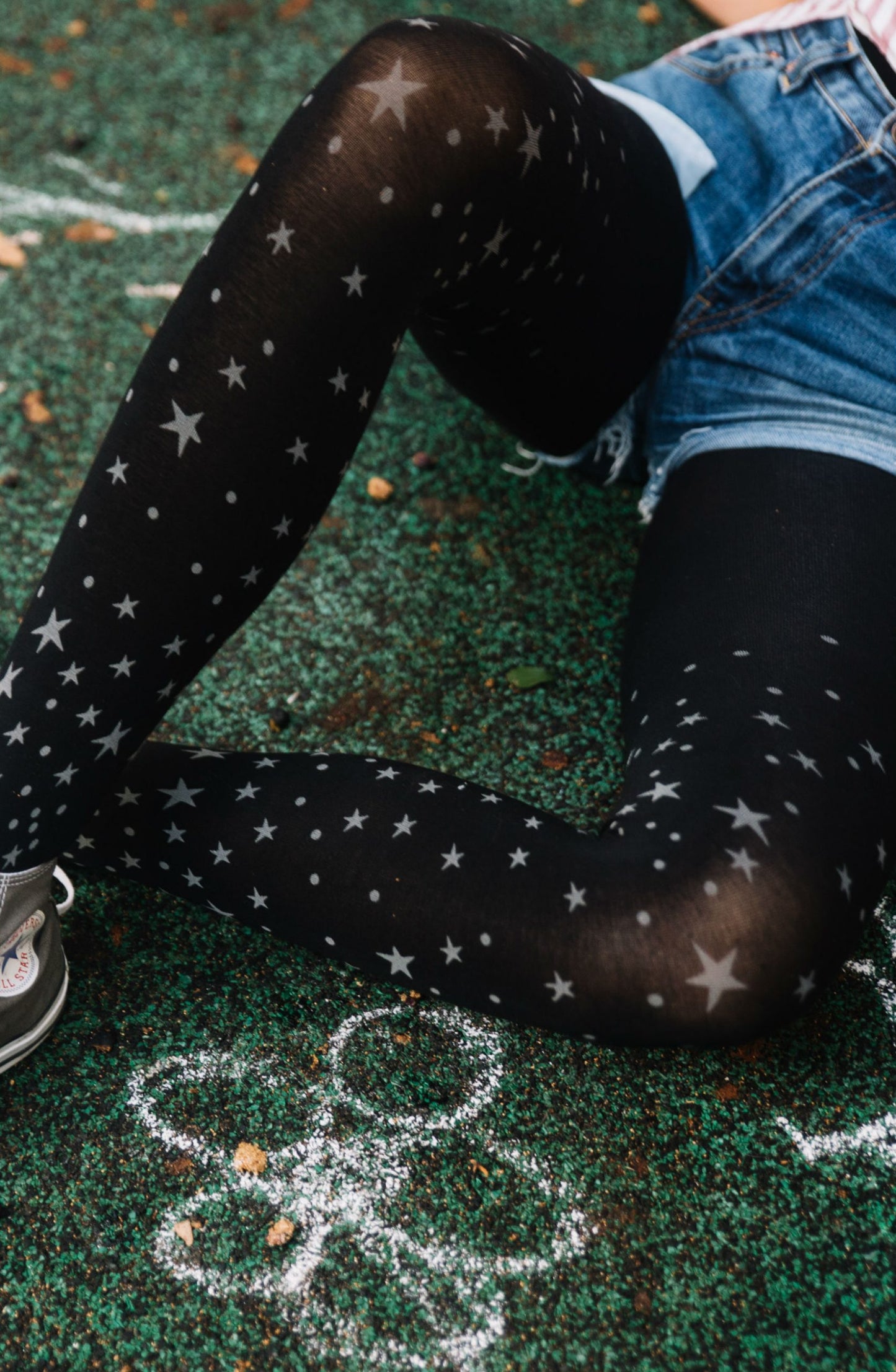Hollywood Boulevard Black Tights Hosiery Tights