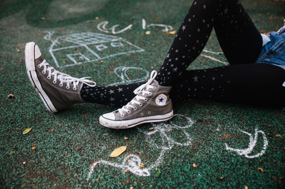 Hollywood Boulevard Black Tights Hosiery Tights