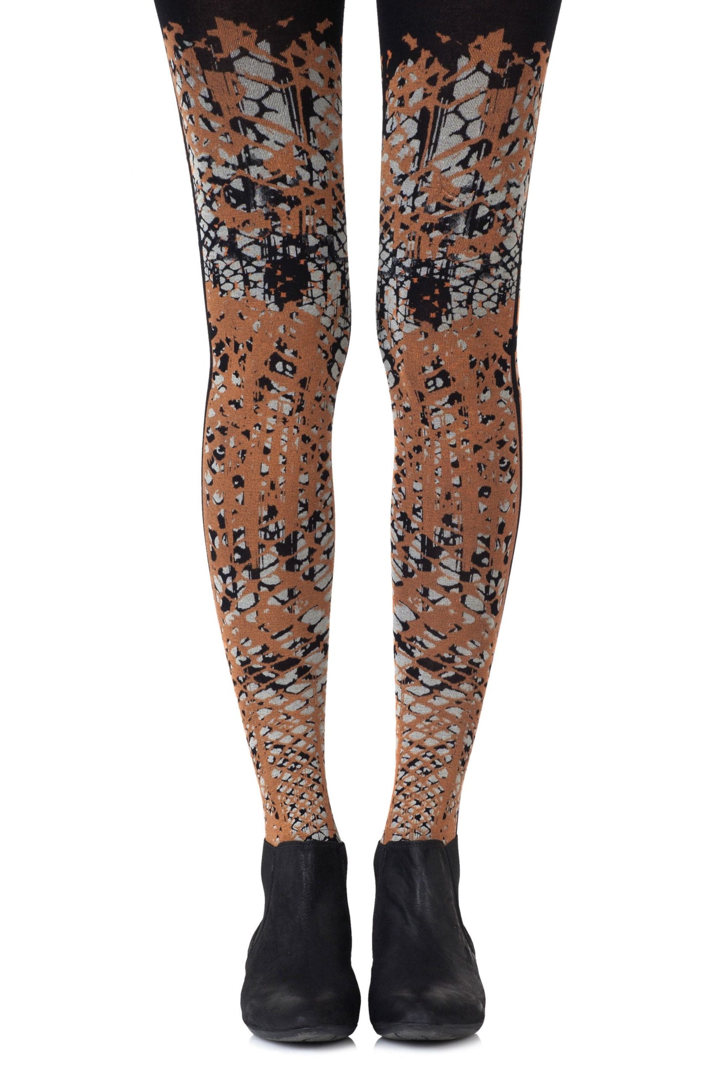 Tip The Scale Orange Tights Hosiery Tights