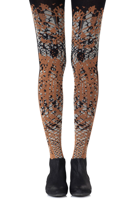 Tip The Scale Orange Tights Hosiery Tights