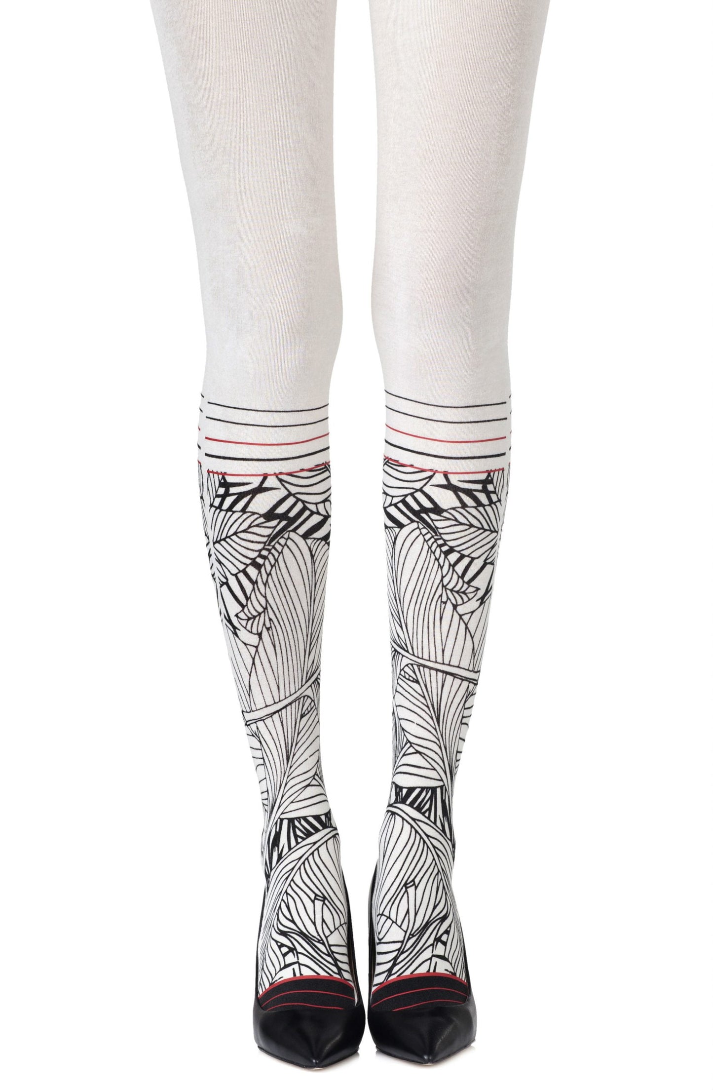 Waikiki Nights Cream Tights Hosiery Tights