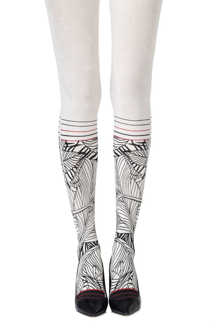 Waikiki Nights Cream Tights Hosiery Tights