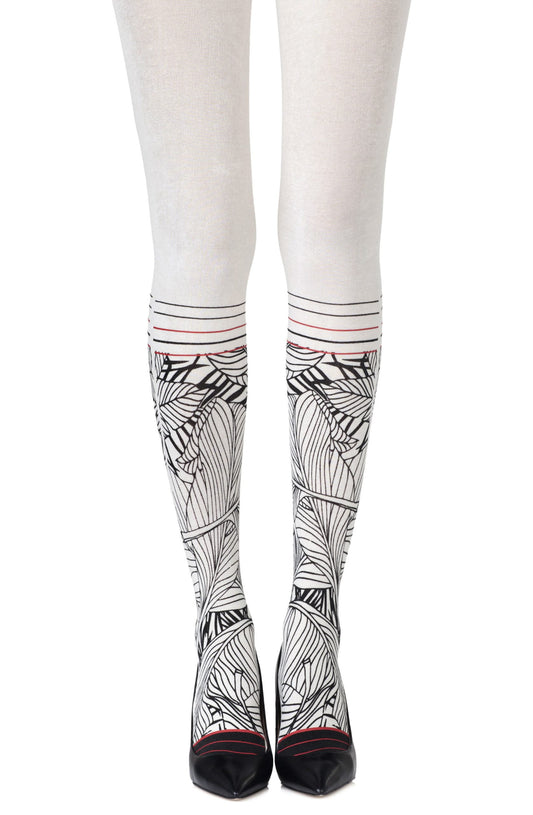 Waikiki Nights Cream Tights Hosiery Tights
