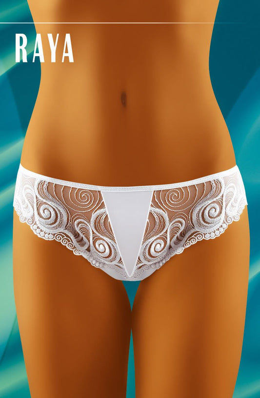Raya White Bridal Briefs and Thongs