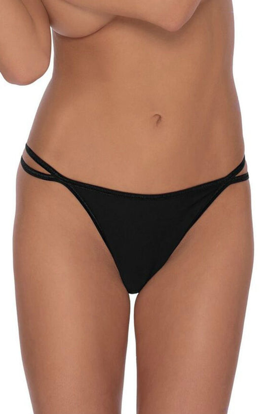 Agnez Thong Black Everyday Briefs and Thongs