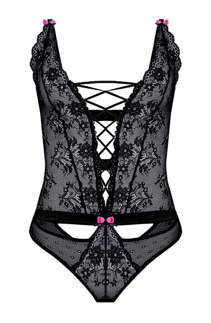 Fifii Black Body Bedroom Wear Lingerie Sets