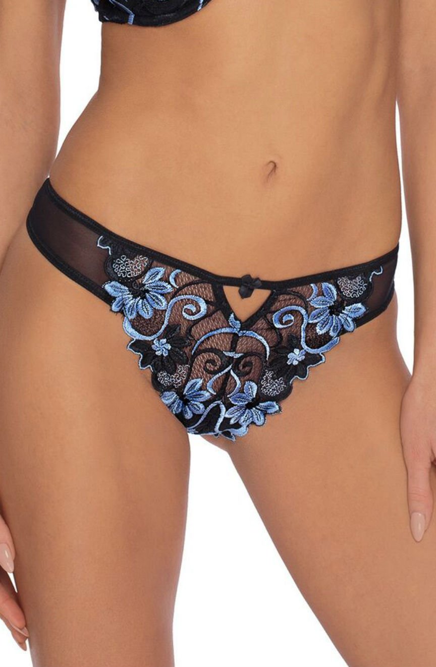 Florence Blue Thong Everyday Lingerie Sets