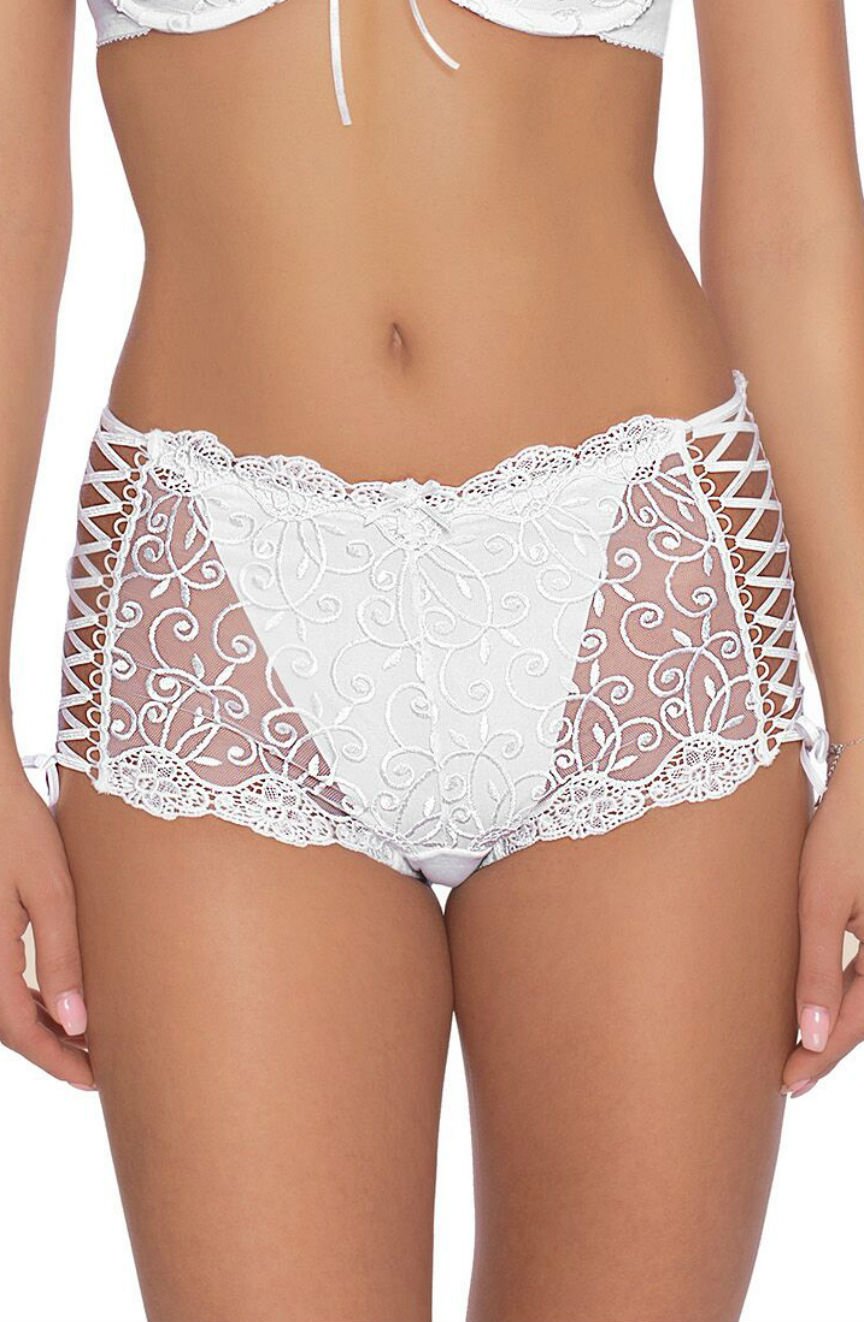 Ginewra Short White Bridal Briefs and Thongs