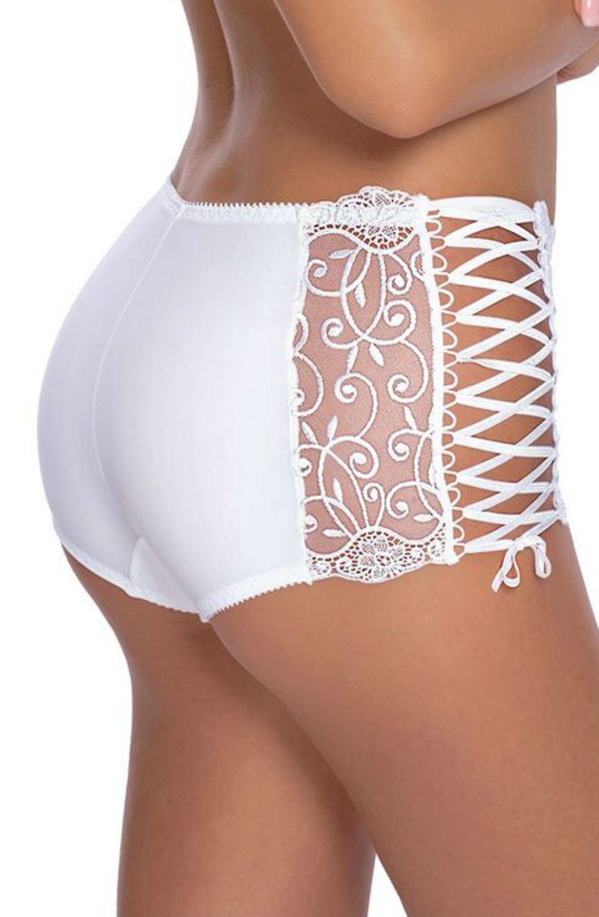 Ginewra Short White Bridal Briefs and Thongs