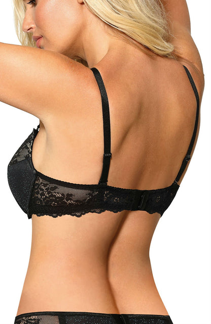 Kena Black Push Up Bra Everyday Lingerie Sets