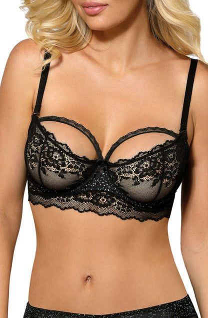 Kena Black Soft Cup Bra Everyday Lingerie Sets