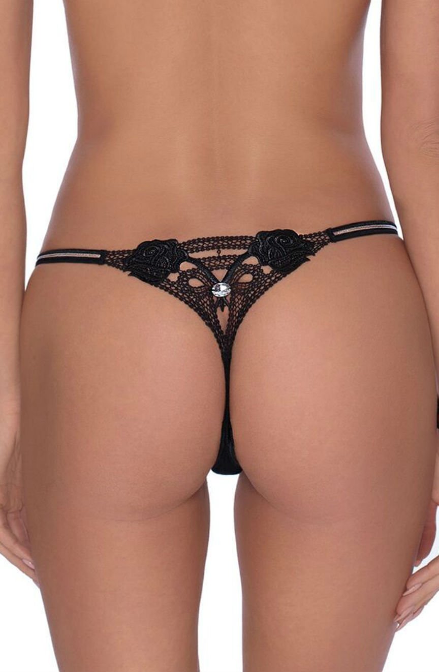 Lea Thong Black Everyday Briefs and Thongs