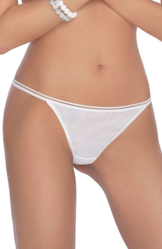 Lea Thong White Bridal Briefs and Thongs