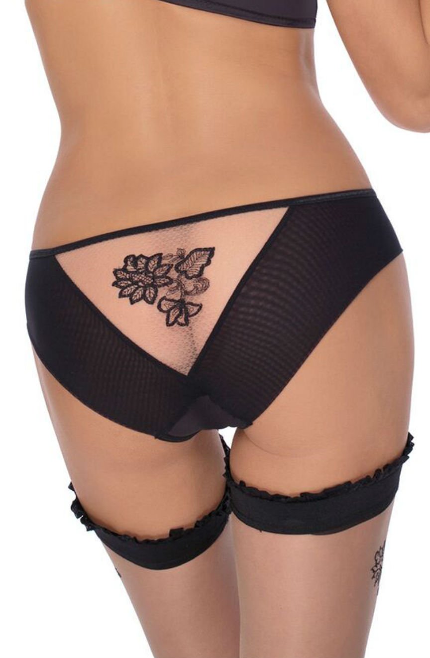 Mehendi Brief Black Everyday Briefs and Thongs