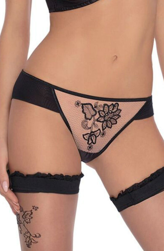 Mehendi Brief Black Everyday Briefs and Thongs