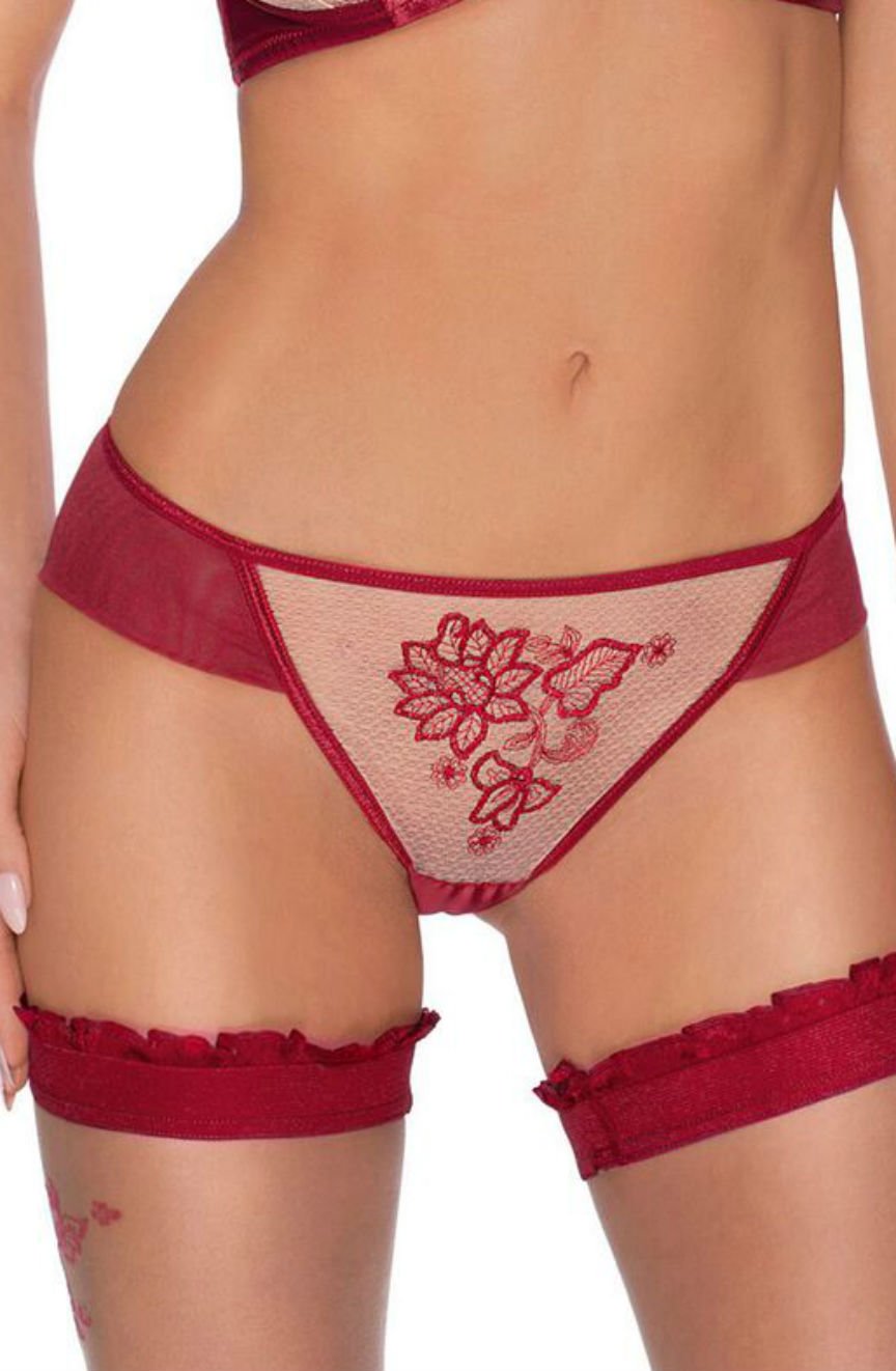 Mehendi Brief Claret Everyday Briefs and Thongs