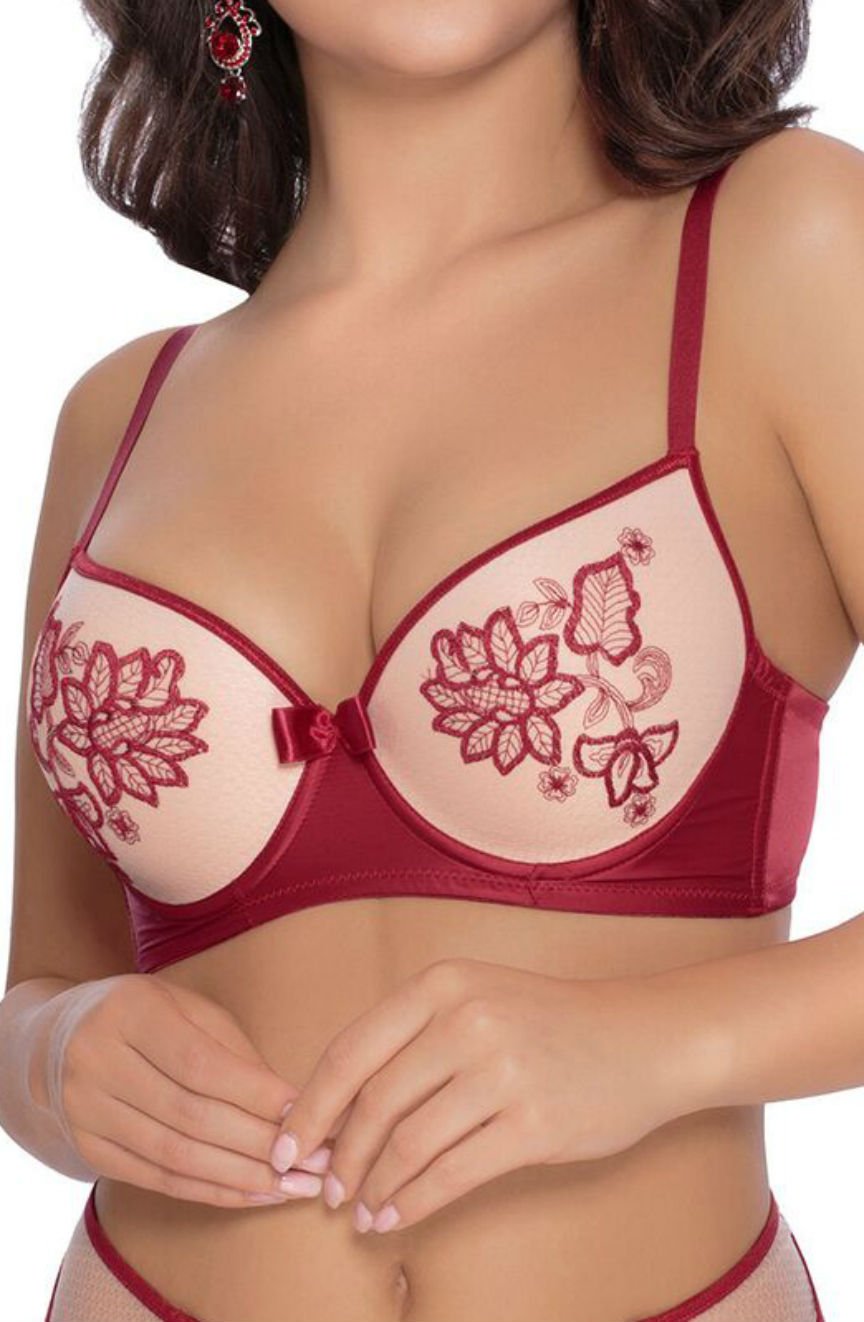 Mehendi Push Up Bra Claret Everyday Bras